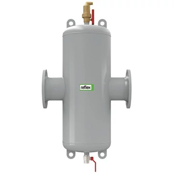 Extwin TW 65 mikro-buborék- és szennyleválasztó, DN65/PN16 peremes csatlakozással, szürke