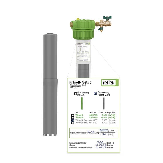 Fillsoft Zero FZP 3000 – Vegyeságyas gyantapatron Fillsoft I és II házhoz, 3000 l×°nk kapacitással