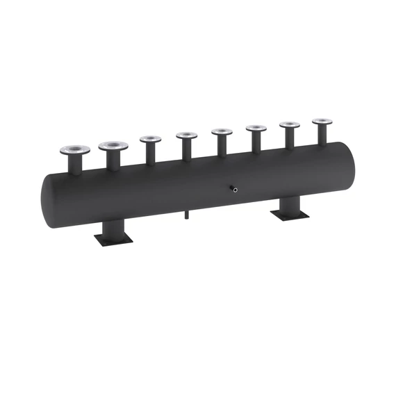 round tube-Single-chamber manifold DN65